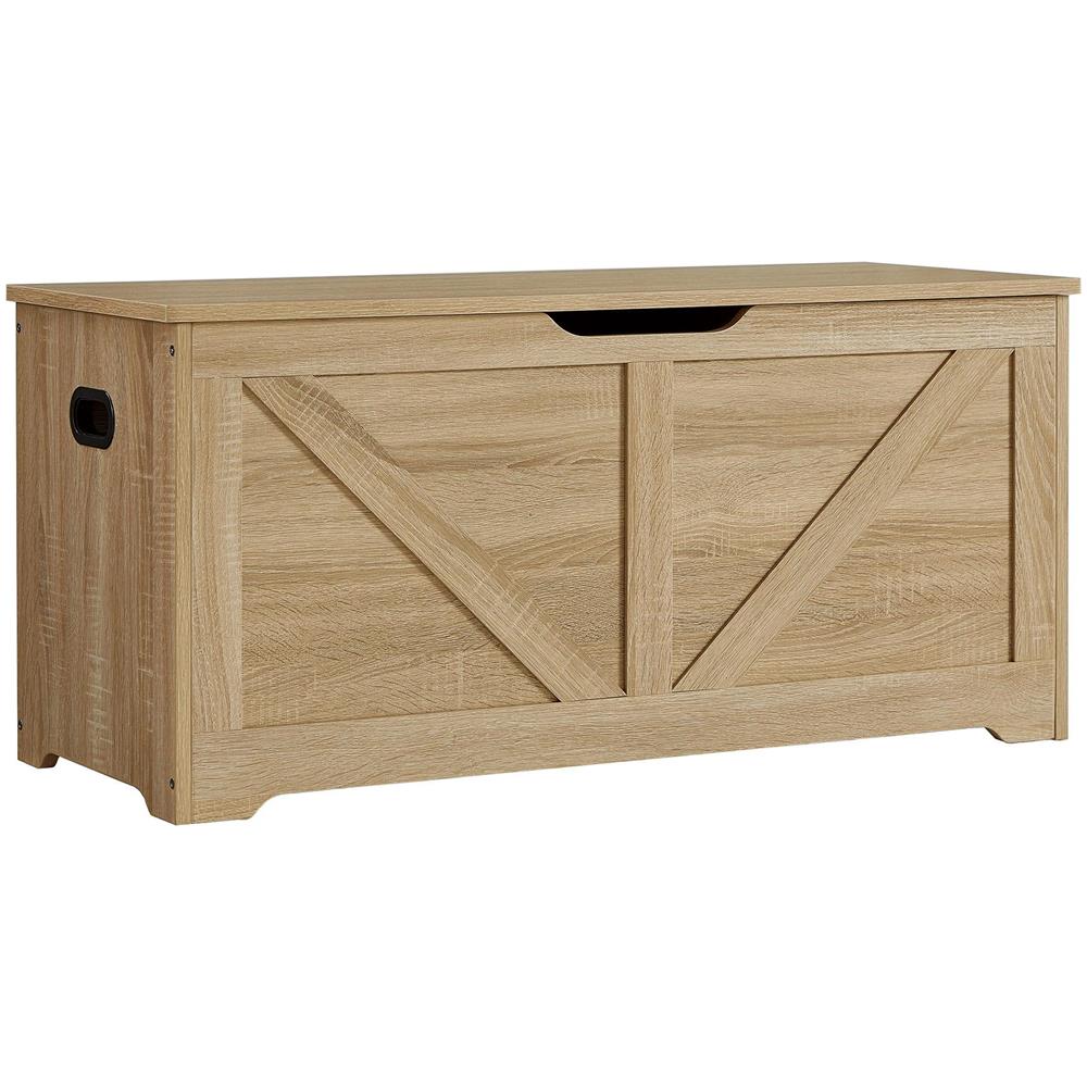 Cassettiera Valora - Rovere Sonoma con maniglie e coperchio incernierato - Foto 1