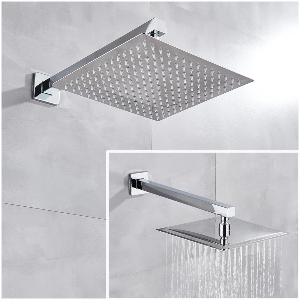 Set miscelatore doccia, Blackswan, tipo M73.31, modello cromato lucido, dimensioni 40x40 cm - Foto 4