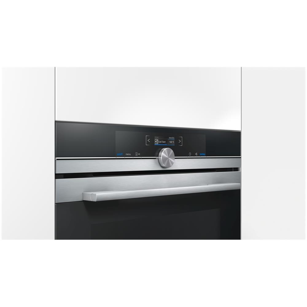 SIEMENS - Forno a Microonde CM633GBS1 da incasso con Grill Capacità 45  Litri Potenza 1000 Watt Colore Nero Serie iQ700 - ePRICE