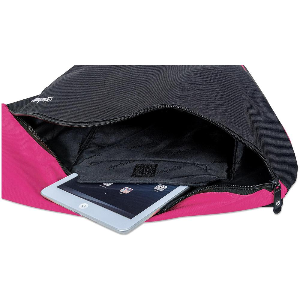 ICA-NB3 879 - Zainetto Monospalla per Tablet e Ultrabook fino a 12'' Nero / Fucsia - Foto 6