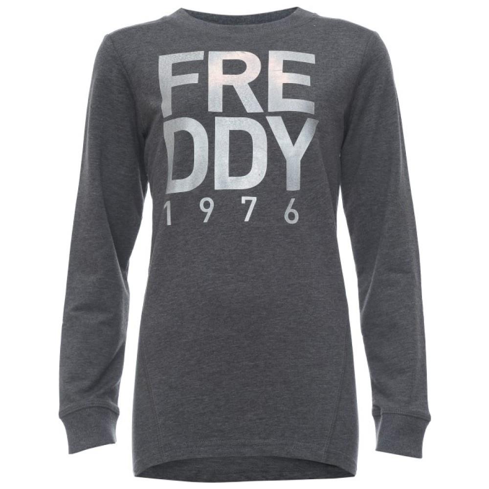 Felpa Bambina Giro Collo 6a Grigio - Foto 1