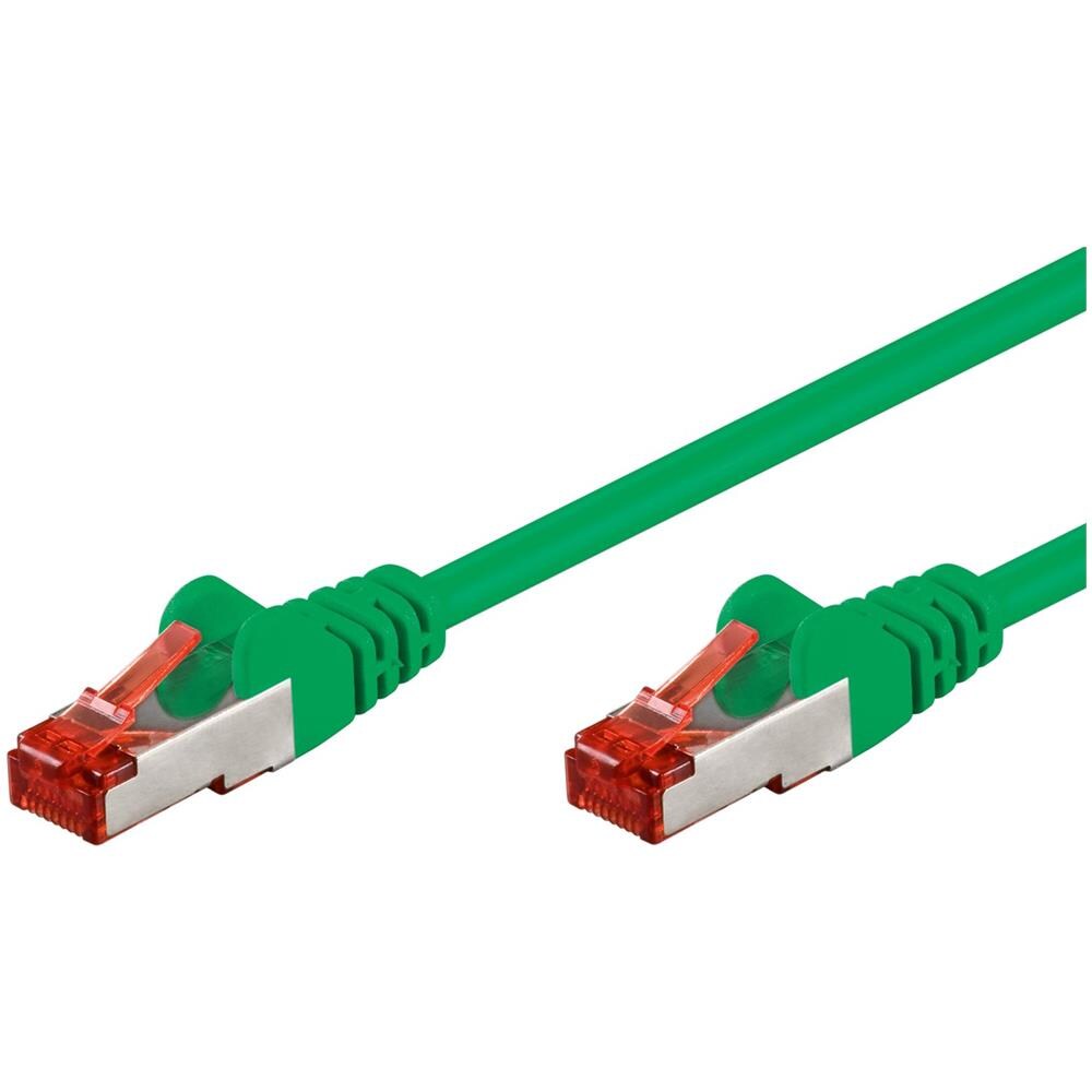 ICOC LS6-0025GREEN - Cavo di rete Patch in rame Cat. 6 Verde SFTP LSZH 0,25m - Foto 1