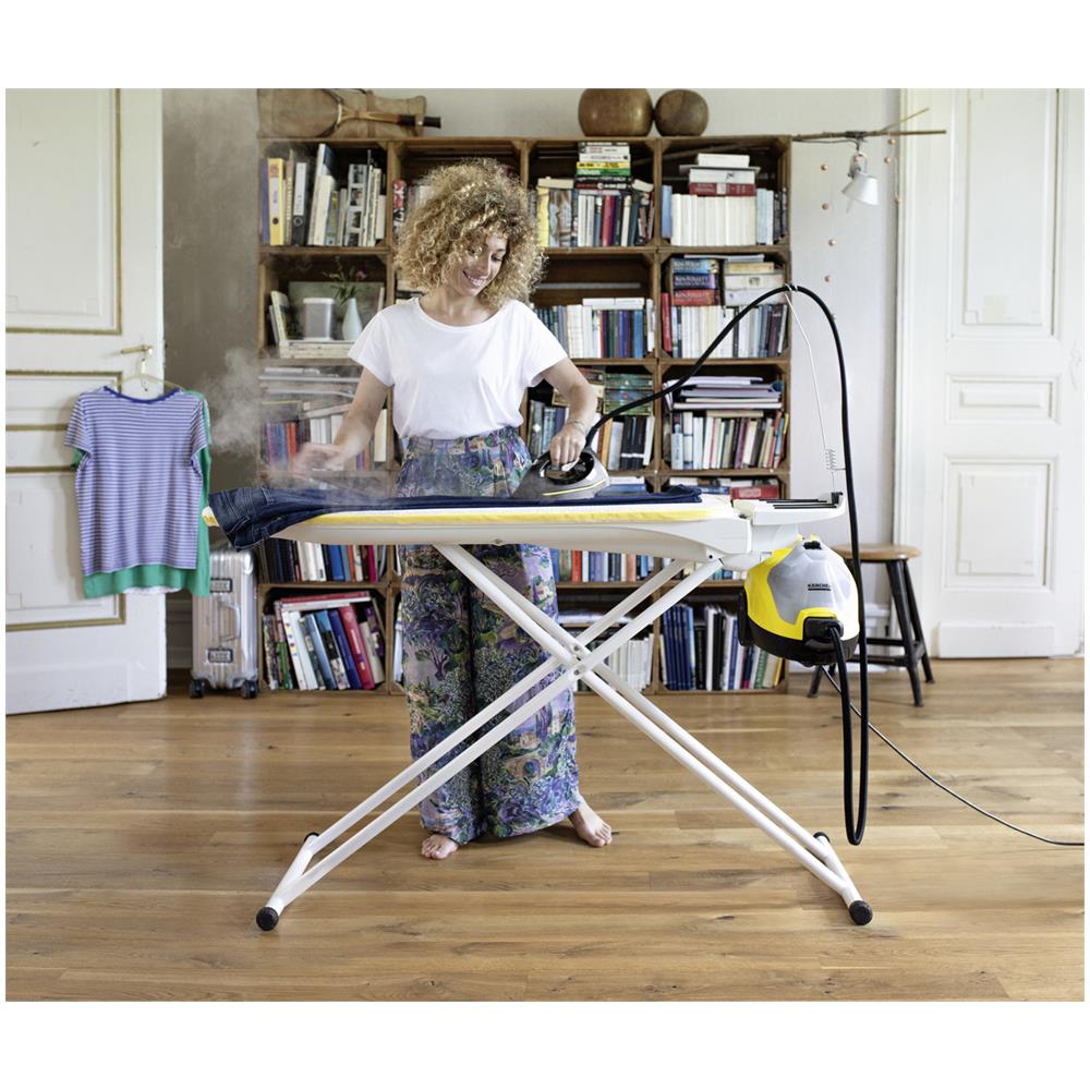 Pulitore a Vapore e Ferro da Stiro SC 4 EasyFix Capacità Caldaia / Serbatoio 0.5 / 0.8 L Potenza 2000 Watt Colore Nero / Giallo - Foto 7