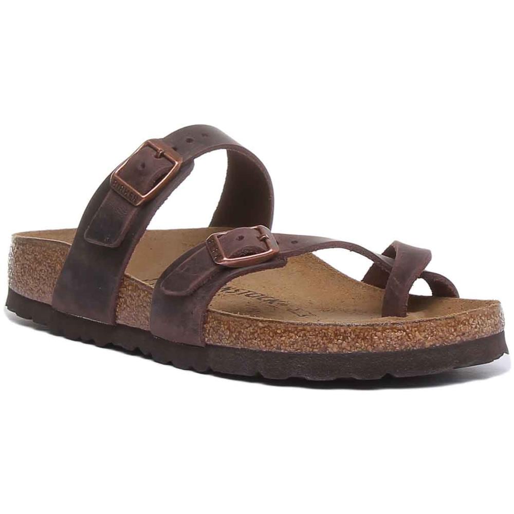 Mayari In Dark Brown Natural Leather Narrow - Foto 1