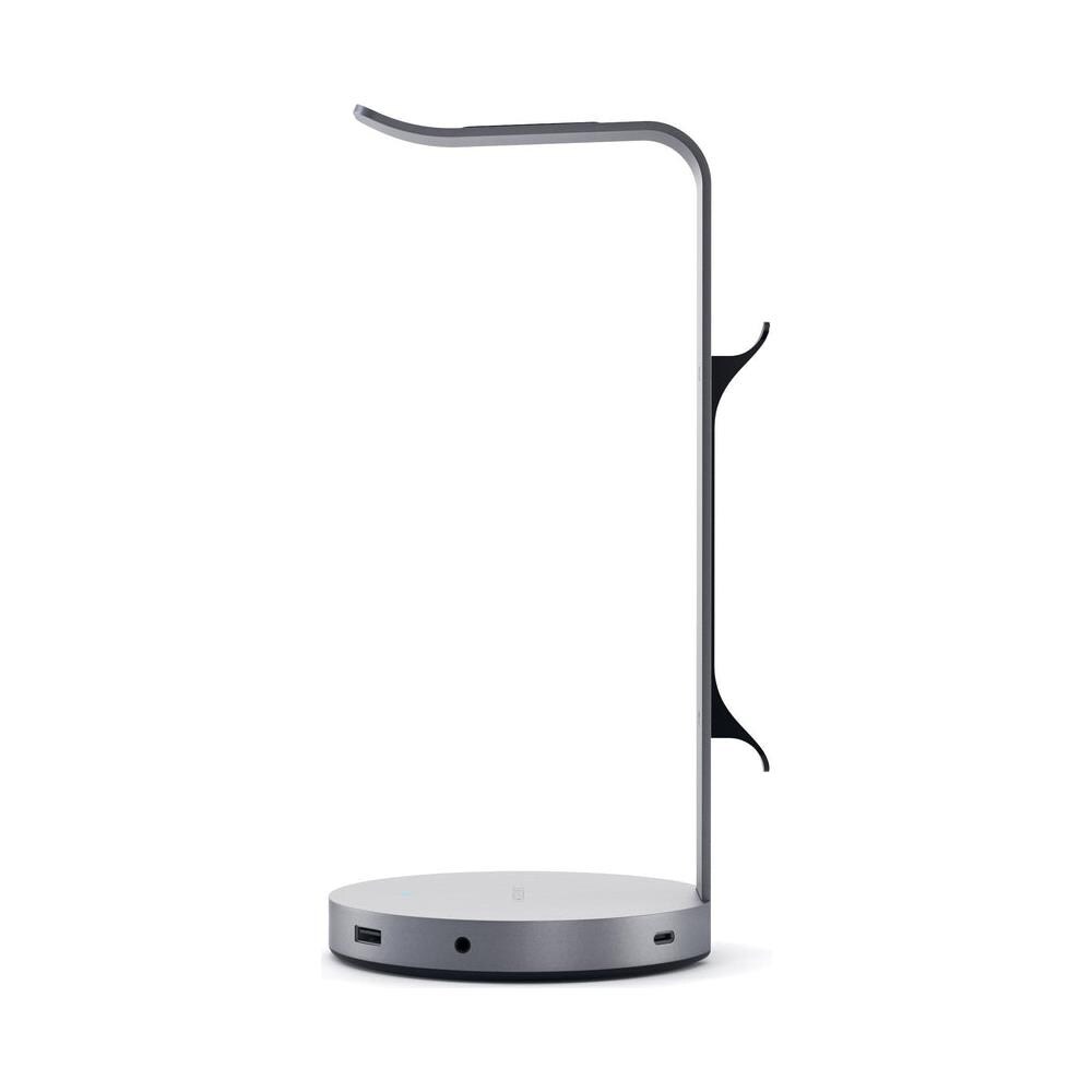 Stand per Cuffie Hub Usb in Alluminio Grigio - Foto 2