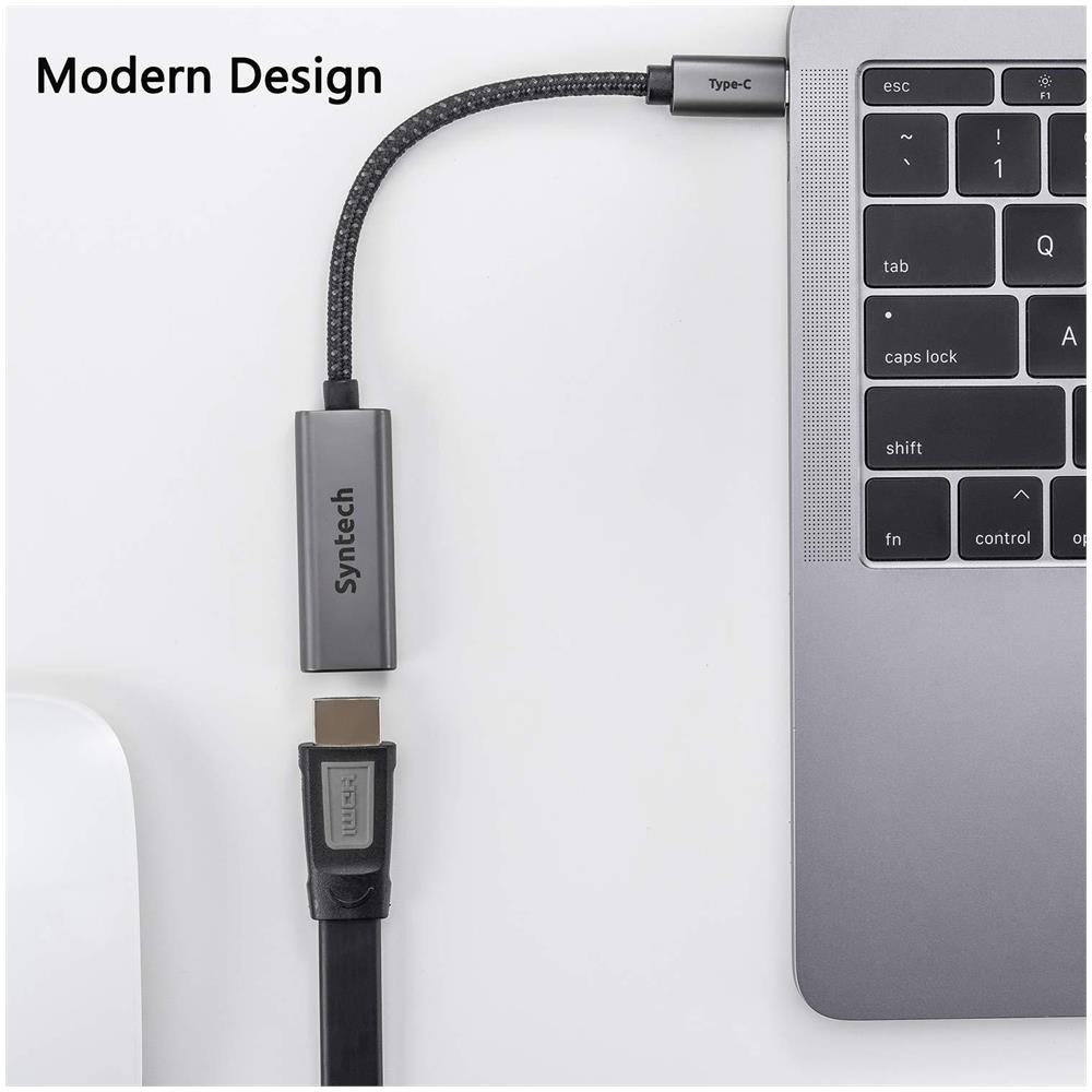 Usb C A Hdmi Adapter Thunderbolt 3 Alladattatore Di Hdmi Compatibile Con Macbook Pro 201920182017 Macbook Air Ipad Pro 2018 Samsung Galaxy S10 S9 Dell Xps 1315 E Altro - Foto 2