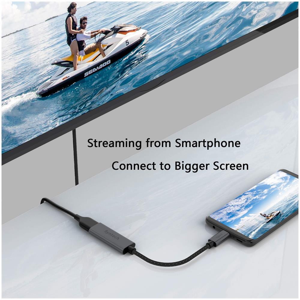 Usb C A Hdmi Adapter Thunderbolt 3 Alladattatore Di Hdmi Compatibile Con Macbook Pro 201920182017 Macbook Air Ipad Pro 2018 Samsung Galaxy S10 S9 Dell Xps 1315 E Altro - Foto 4