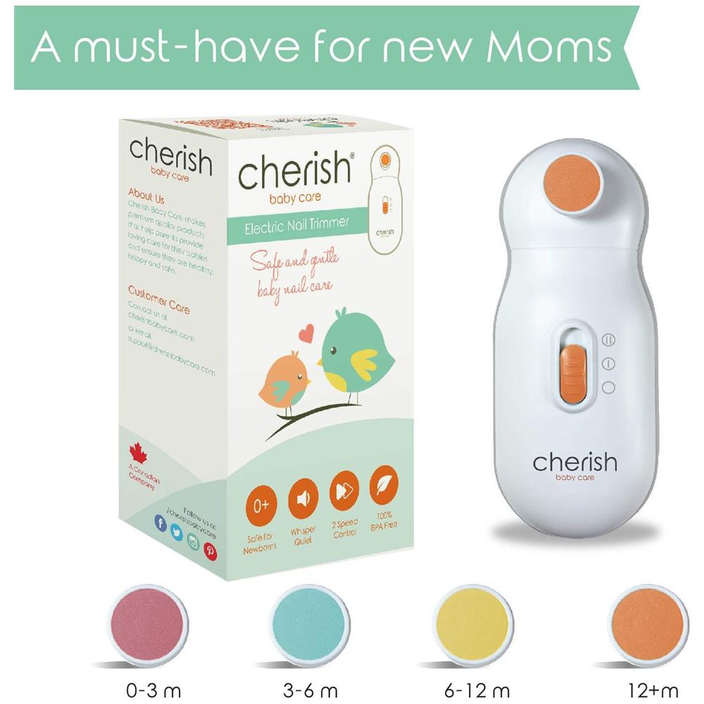 Nail File Di Elettrica Bambino Nail Trimmer Per Neonati E Bambino - Foto 2