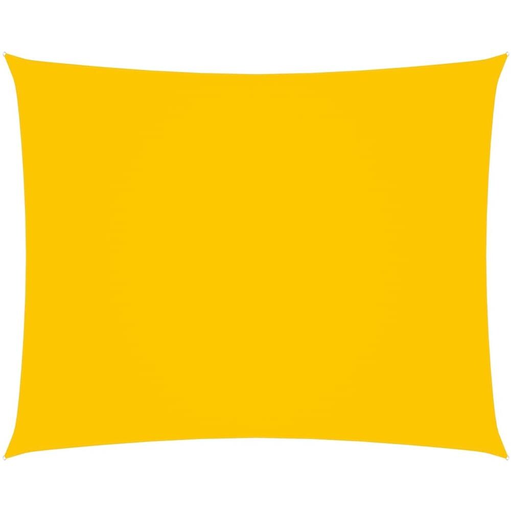 Parasole A Vela Oxford Rettangolare 2,5x3,5 M Giallo - Foto 1