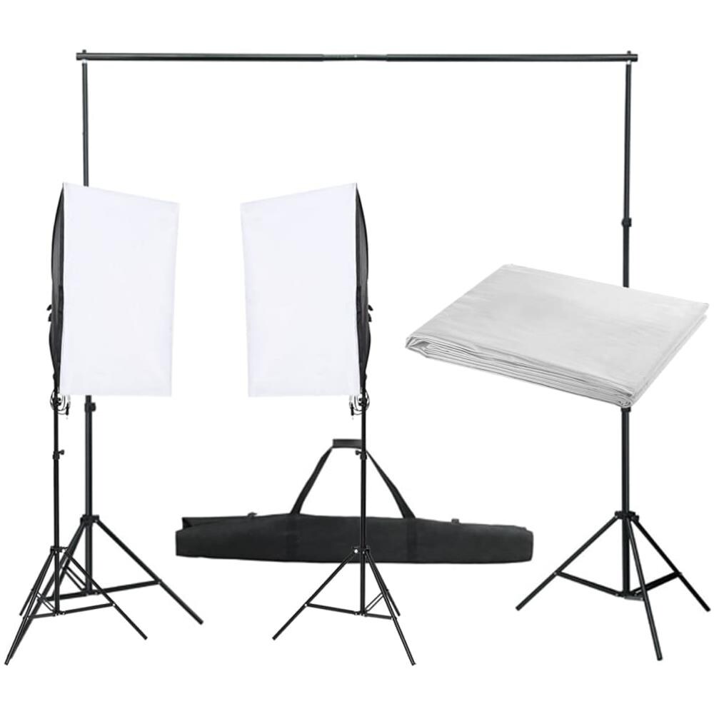 Kit Per Studio Fotografico Con Set Di Luci E Fondale - Foto 1