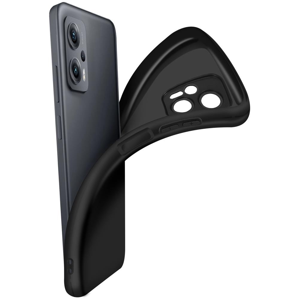 Cover Xiaomi Poco X4 Gt Gel Di Silicone Resistente Flessibile Ultra-sottile Nera - Foto 2