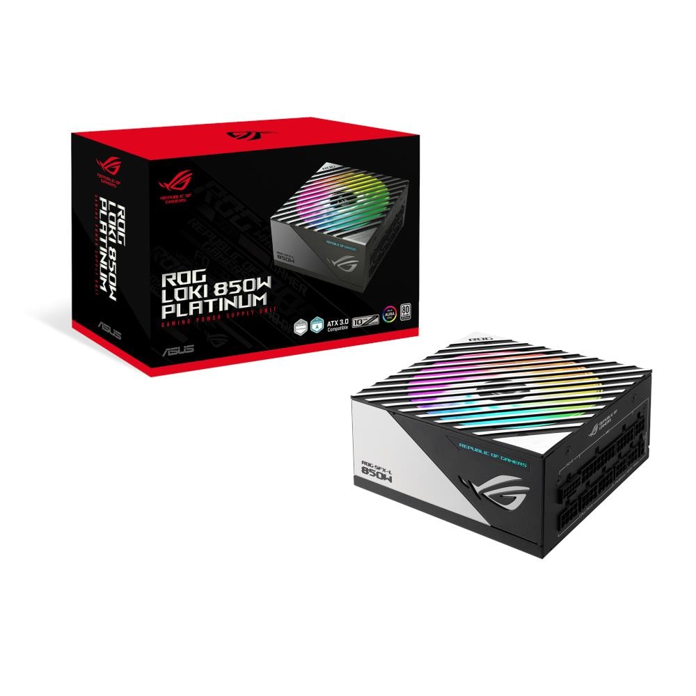 ROG Loki SFX-L 850W Platinum Alimentatore per Computer 24-pin ATX - Nero / Argento - Foto 11