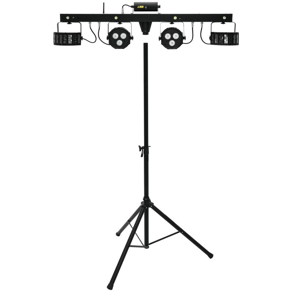 Set Led Kls Laser Bar Fx + M-3 Speaker-system Stand - Foto 1