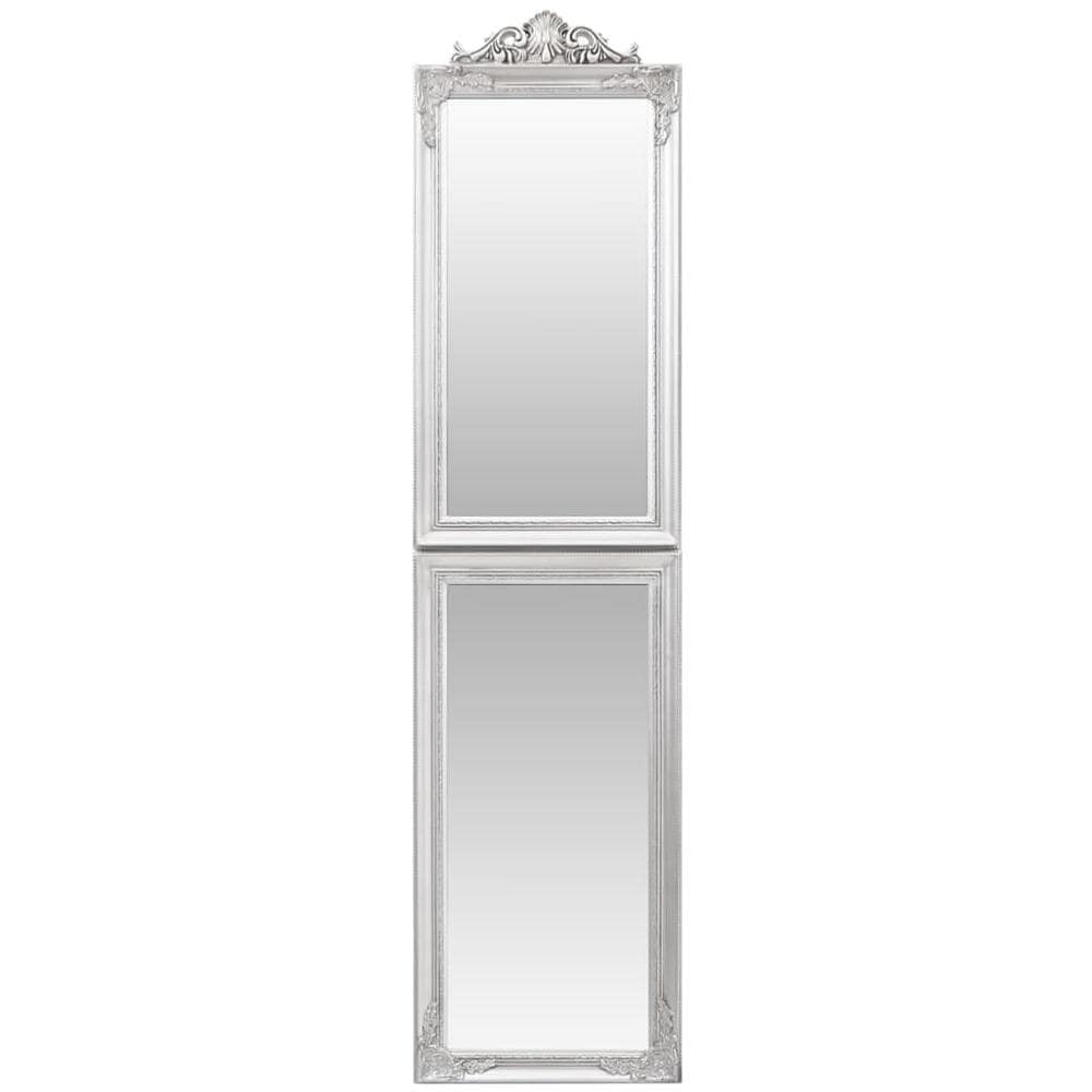 Specchio Autoportante Argento 45x180 Cm - Foto 3