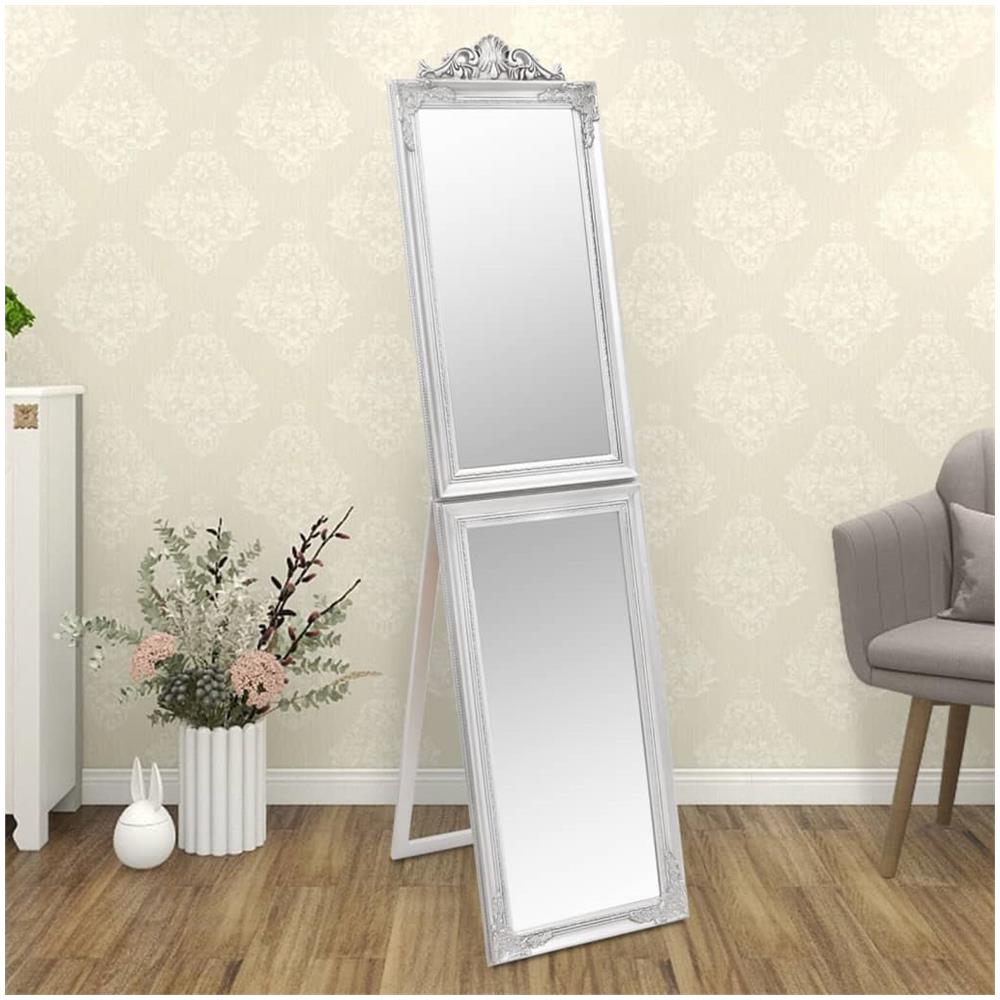 Specchio Autoportante Argento 45x180 Cm - Foto 1