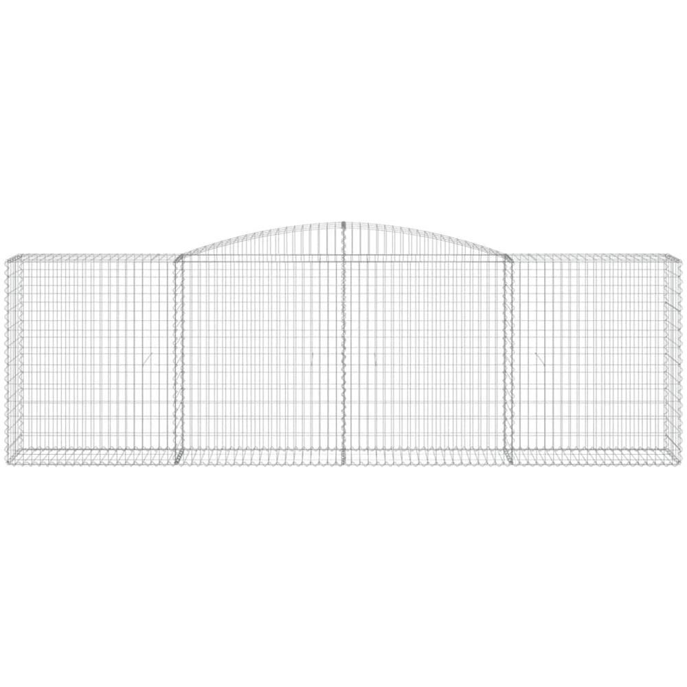 Cesto Gabbione Ad Arco 400x50x120/140 Cm Ferro Zincato - Foto 3