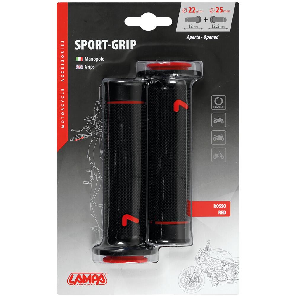 Sport-grip, Manopole Universali - Rosso - Foto 3