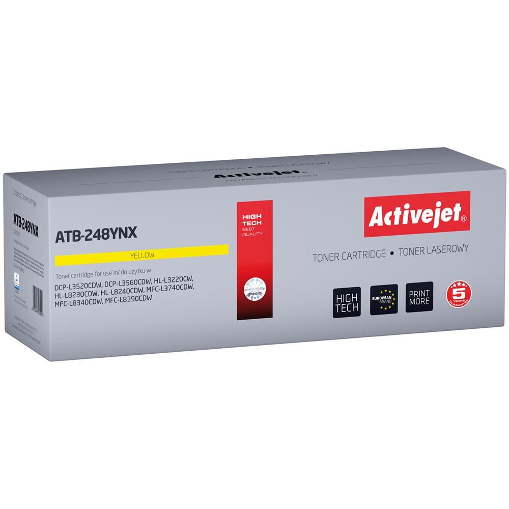 ATB-248YNX Toner per stampanti Brother; Ricambio Brother TN248XLY; Supremo; 2300 pagine; giallo) - Foto 1