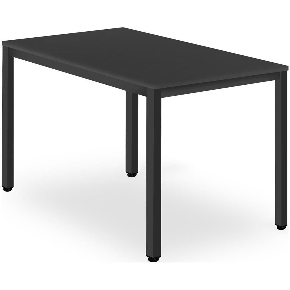 Set da tavolo ROVA con 4 sedie WAT - Nero /Gambe nere - Foto 2