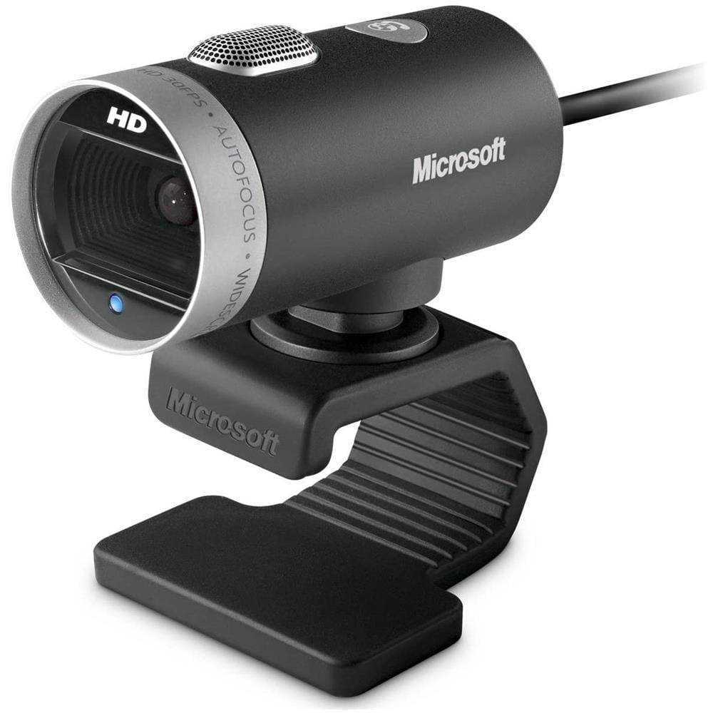Webcam LifeCam Cinema con Risoluzione 1280 x 720 Pixel USB 2.0 Sensore Immagine CMOS Colore Nero / Argento - Foto 3