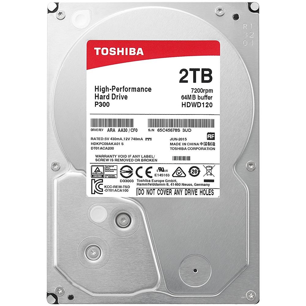 Hard Disk Interno P300 2 TB 3.5" Interfaccia SATA 7200 rpm - Foto 2