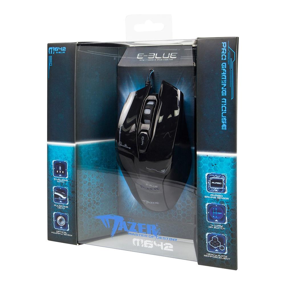 ICMG642B - Mouse Gaming USB 2500dpi 6 Tasti Nero Mazer M642 EMS642BKAA-IU - Foto 2