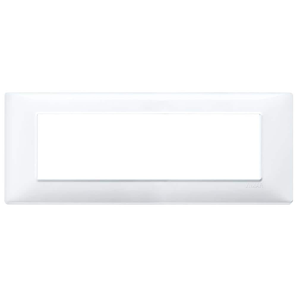 Placca 7 Moduli Bianco Plana 14657.01 - Foto 1