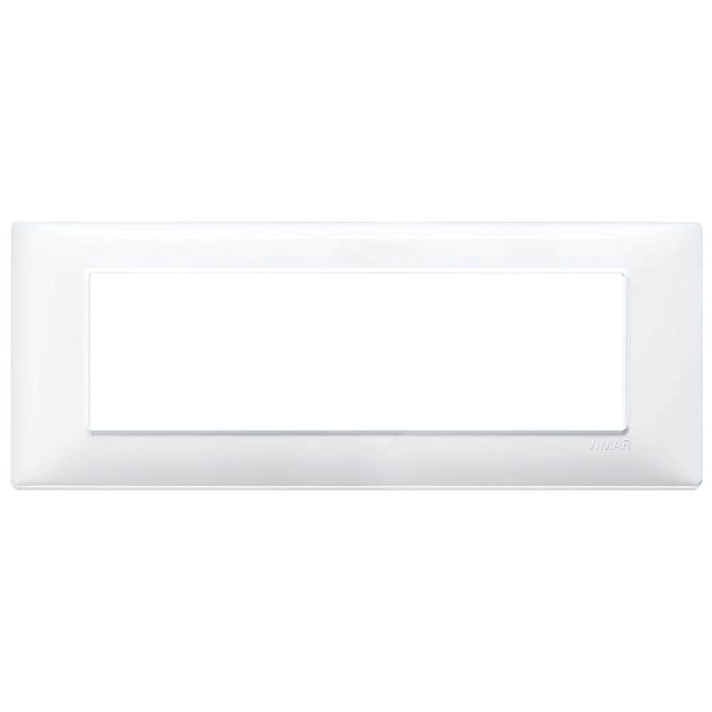 Placca 7 Moduli Bianco Plana 14657.01 - Foto 2