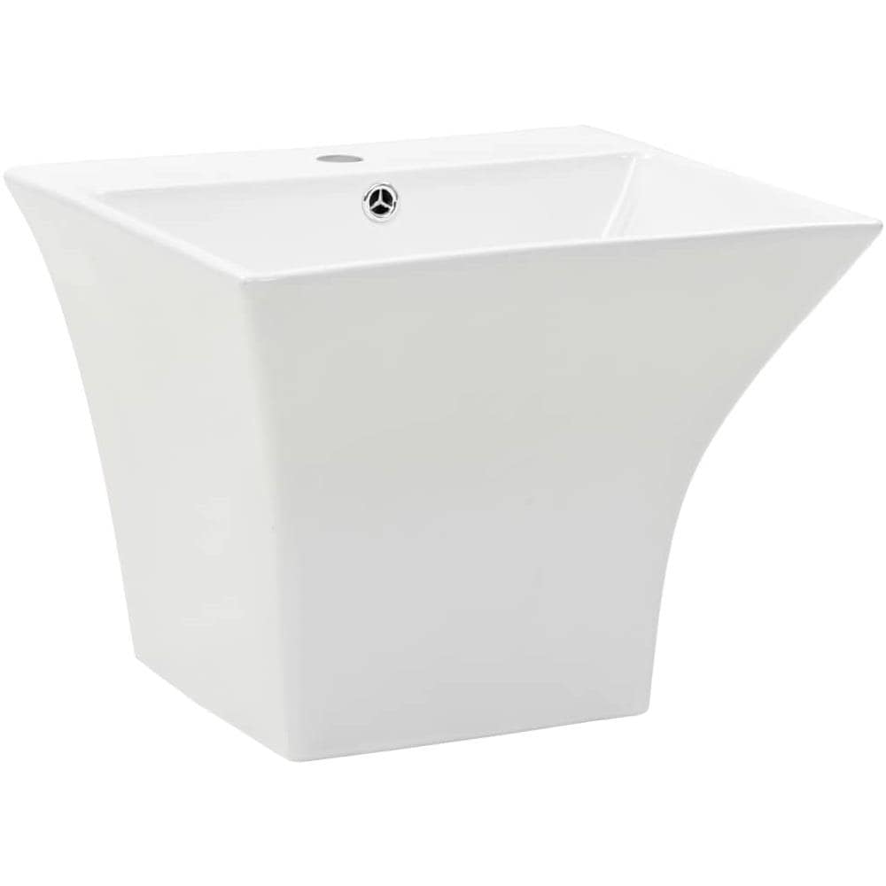 Lavabo A Parete In Ceramica Bianco 500x450x410 Mm - Foto 2