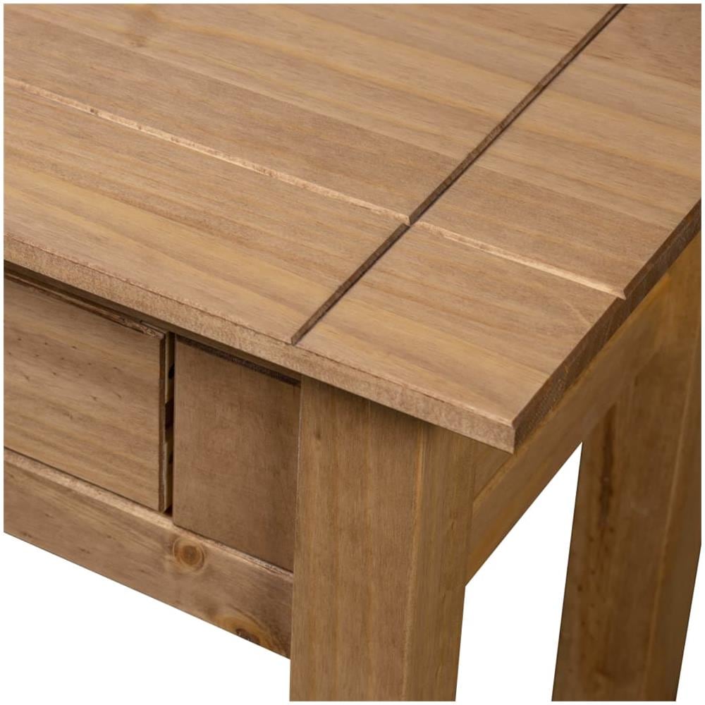 Tavolo Consolle 110x40x72 cm Legno Massello Pino Panama Range - Foto 7