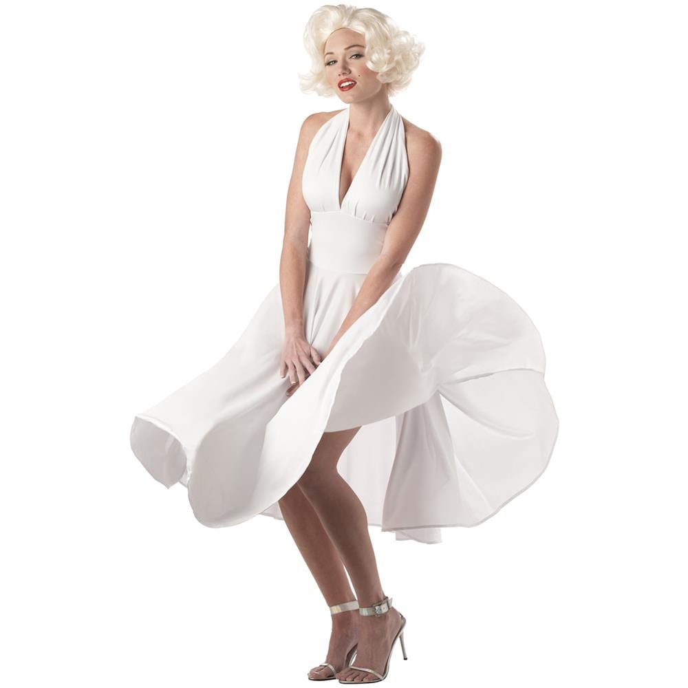 Travestimento Da Marilyn Monroe In Bianco Per Donna - Taglia: M (44) - Foto 1