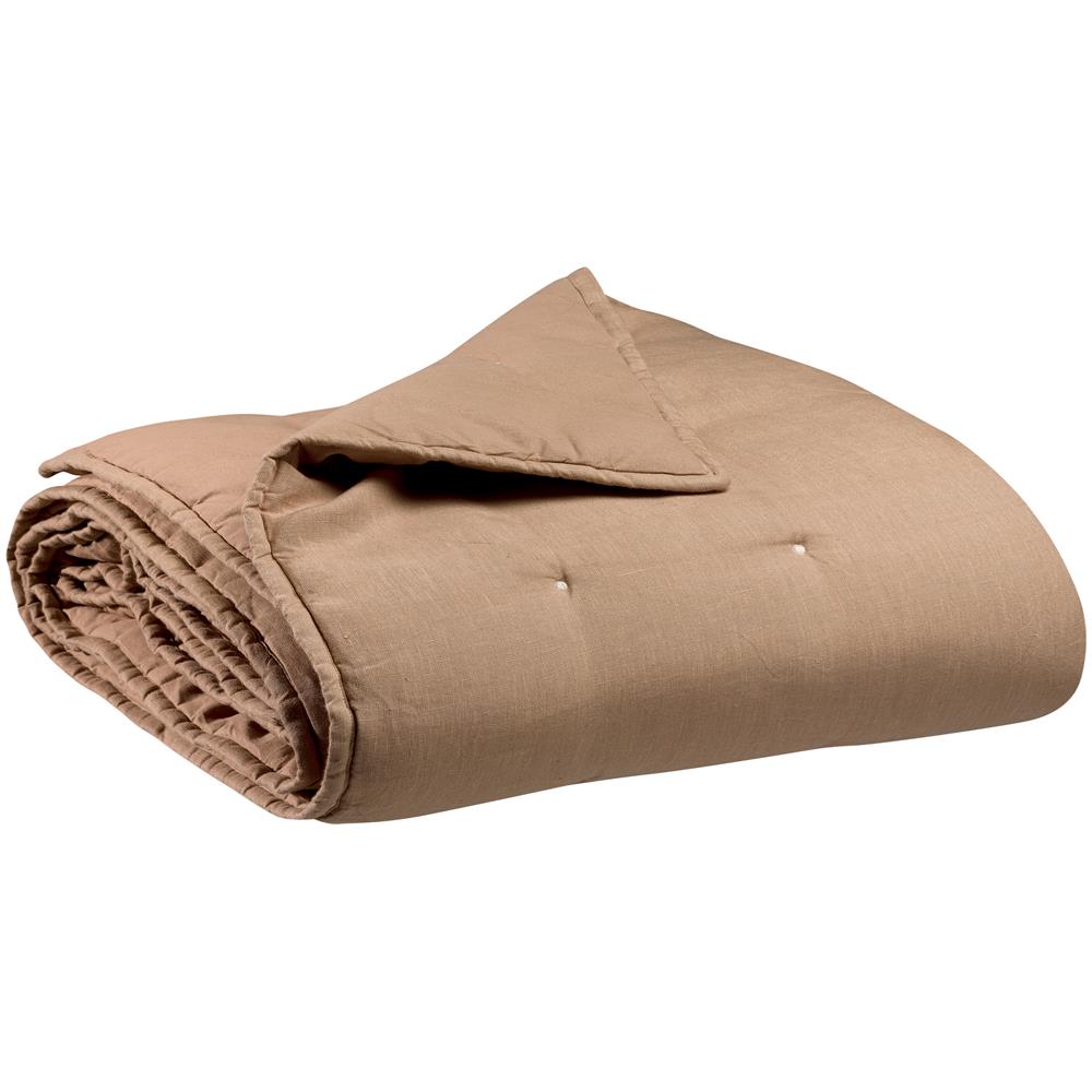 Bed Cover Stonewashed Zeff Sand 180 X 260 - Foto 1