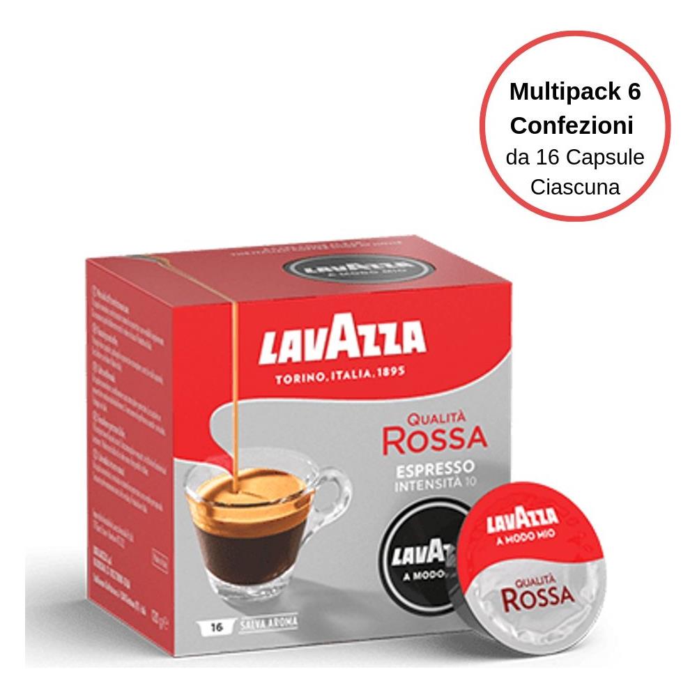 Capsule A Modo Mio Qualita' Rossa Espresso 6 Confezioni Da 16 Capsule Ciascuna - Foto 1
