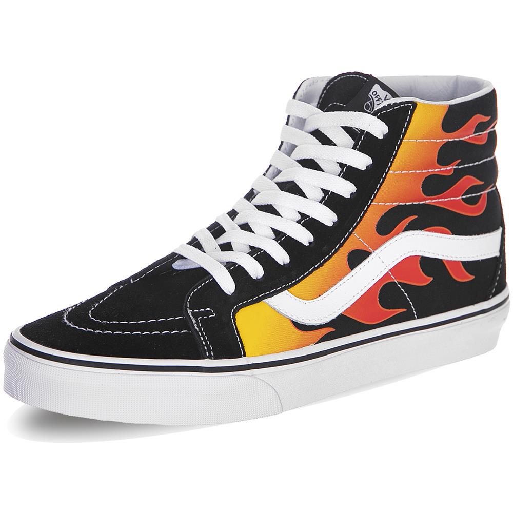 Scarpe Sk8-hi Reissue Flame Taglia 42 Codice Vn0a2xsbphn Nero - Foto 6