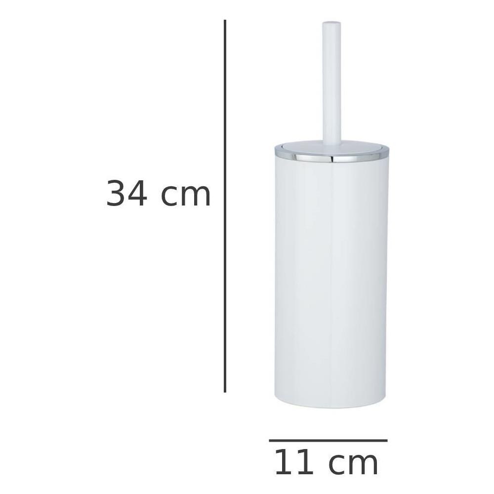 Contenitore Spazzola Inca White + Scopino Wc, - Foto 2