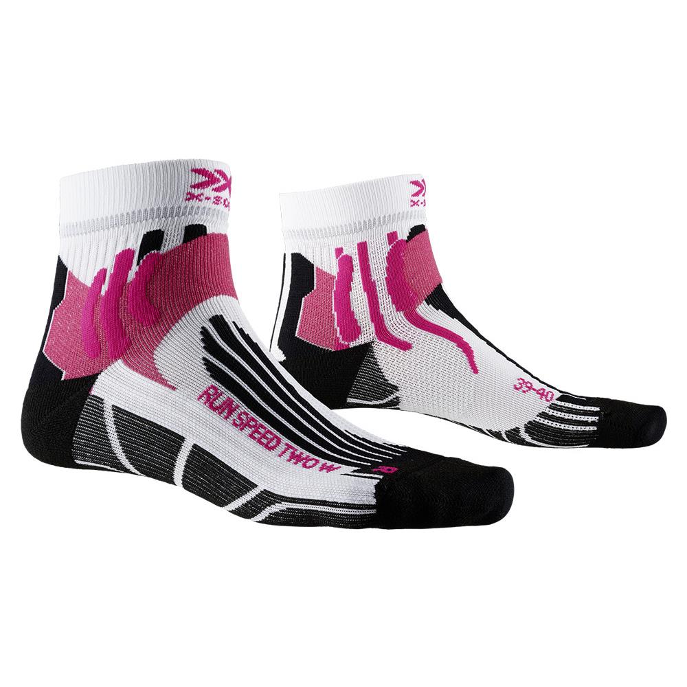 Calze X-socks® 4.0 Run Speed Two Wmn Trekking Hiking Donna - 35-36 Artic White-opal Black - Foto 1