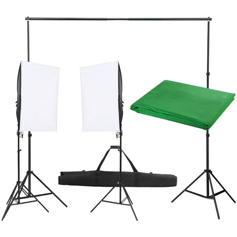 Kit Per Studio Fotografico Con Set Di Luci E Fondale - Foto 1