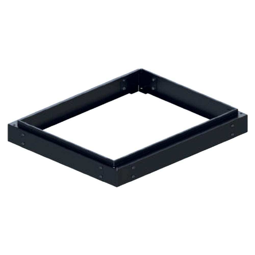 Porta Accessori Zoccolo per scaffale 800 X 800 Mm per Armadi Rack Colore Nero - Foto 1