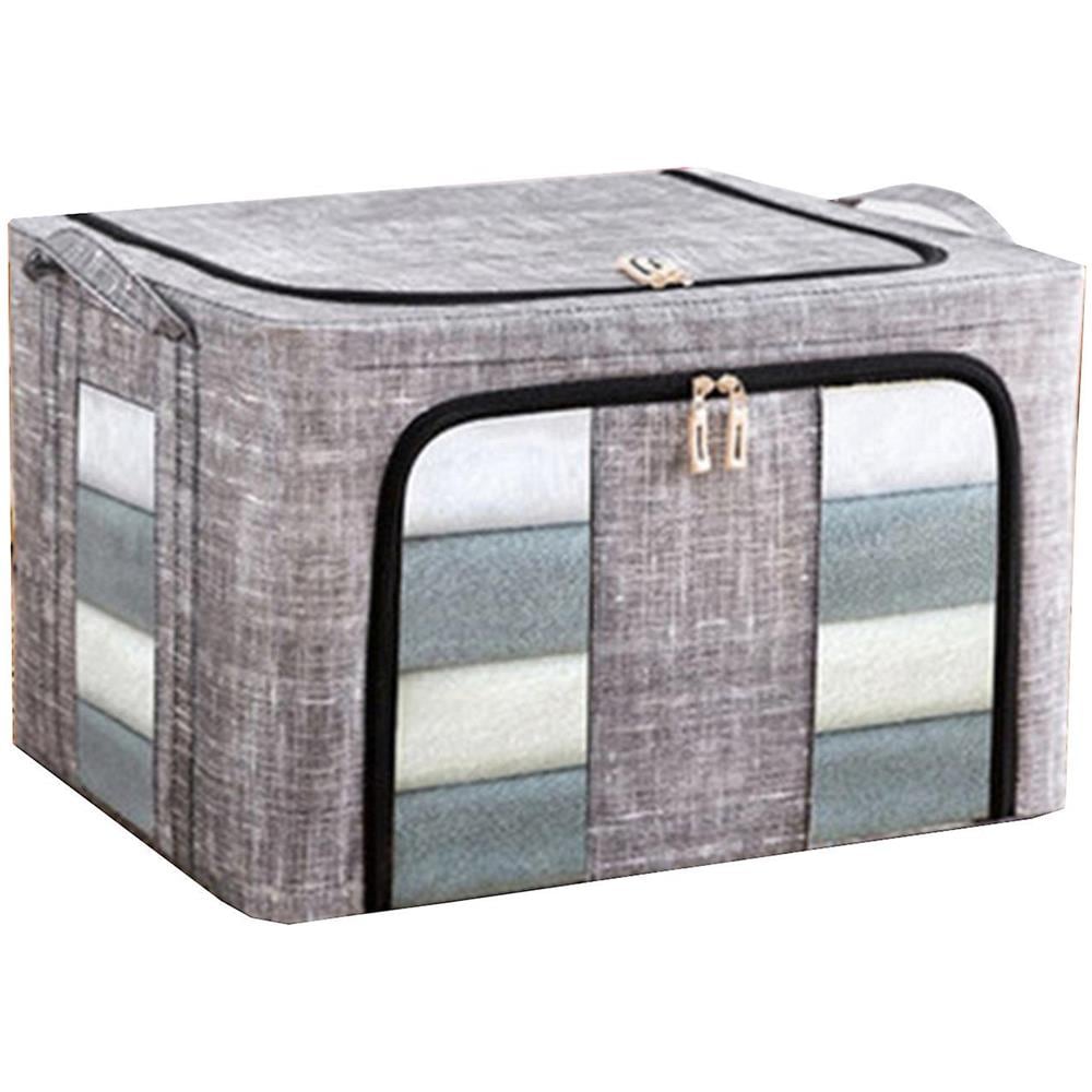 6 Sacchetti Di Stoccaggio 40L Pieghevoli Con Manici Rinforzati - Organizza Casa E Armadio