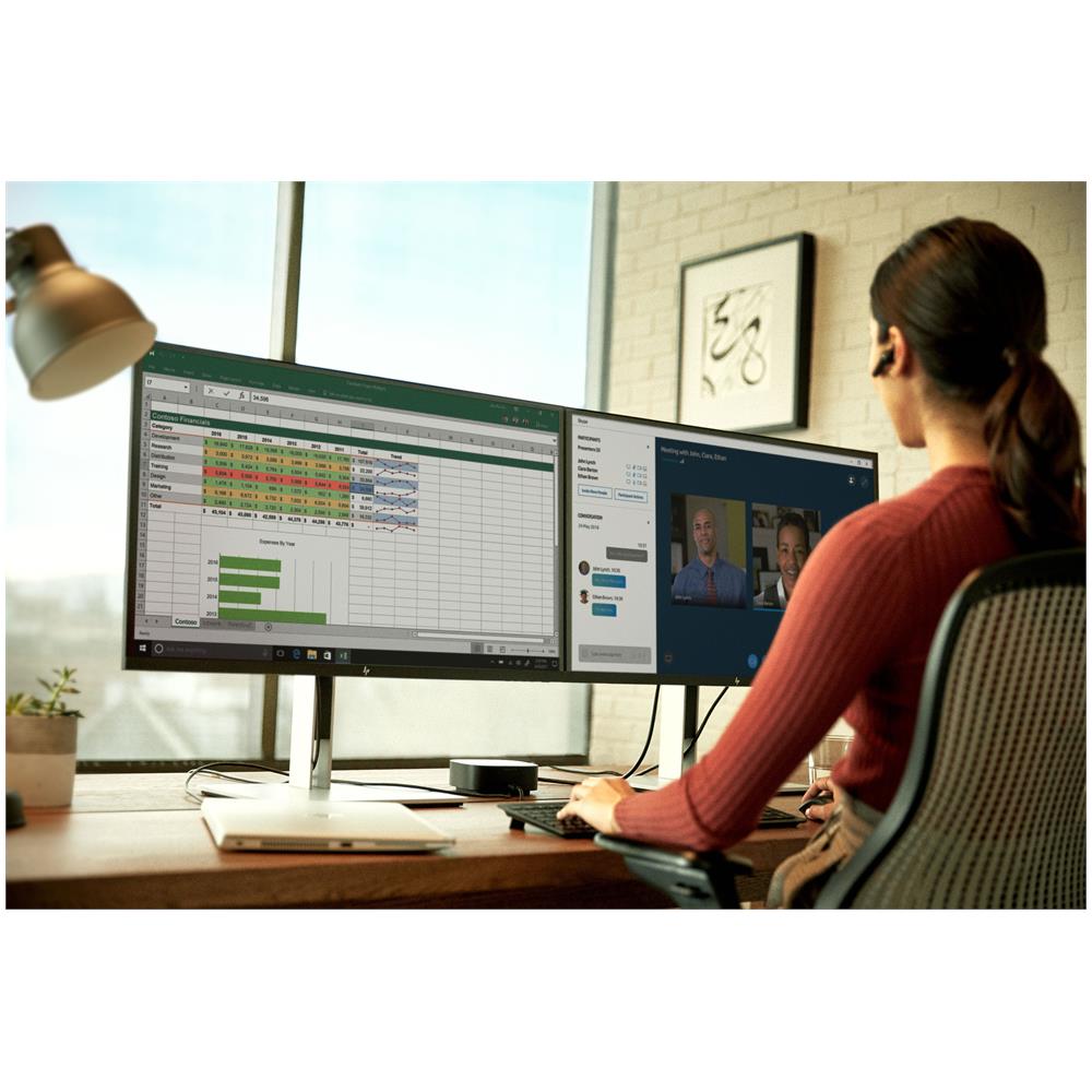 Docking Station Universale USB-C/A G2 Cablato 4x USB 3.2 / HDMI / 2x DisplayPort 3x Display 4K - Nero - Foto 8