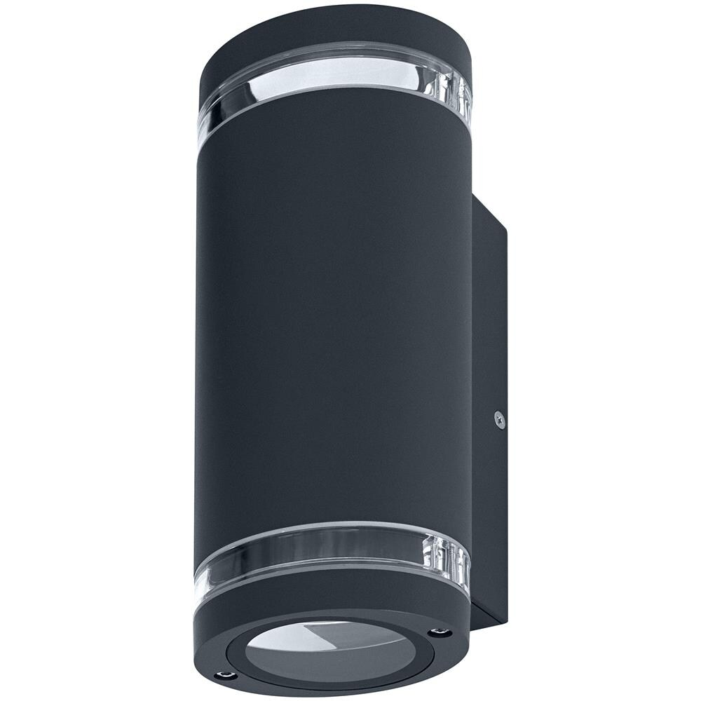 Lampada Da Parete Led Ledvance Per 2x Lampadine Gu10, Luce Di Design Per L'esterno, Per Illuminazione Indiretta A 2 Lati Con Anelli Durevoli, Realizzati In Alluminio In Grigio Scuro, Fascio Di Endura Gu10 Gu10 - Foto 1