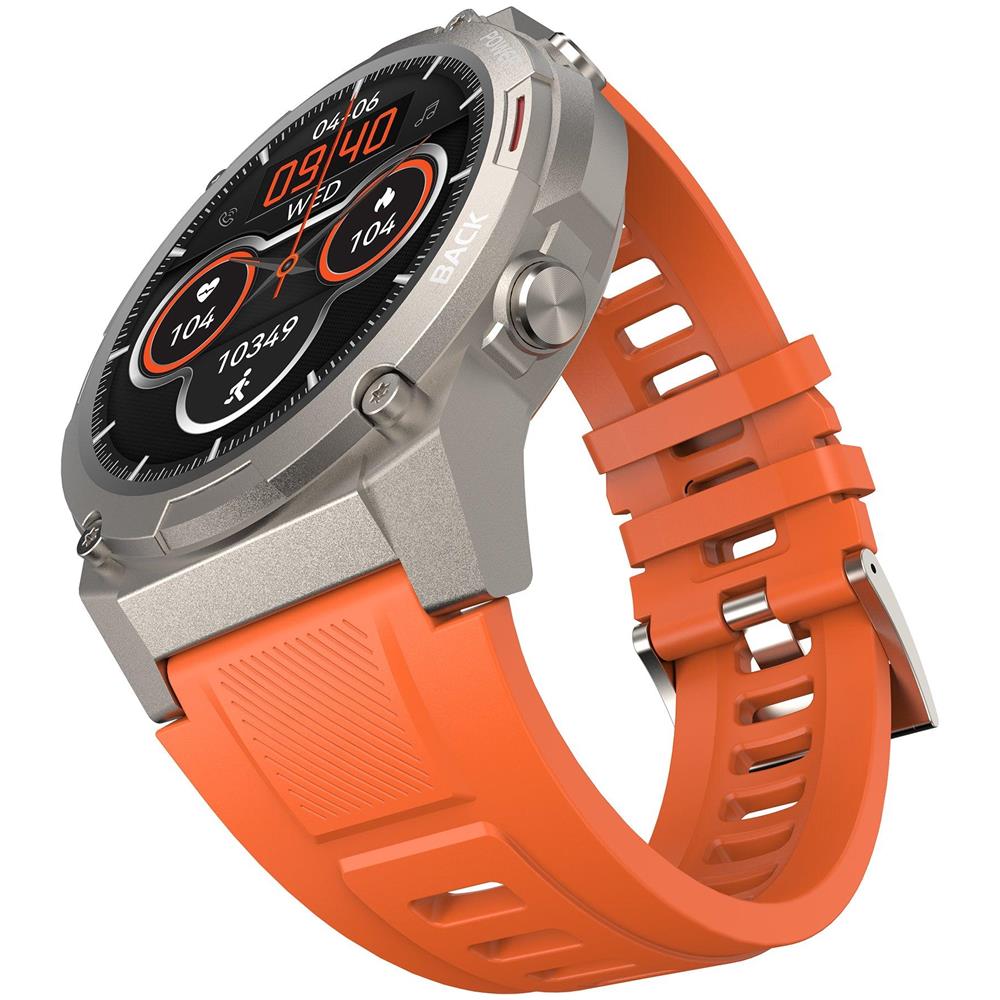 Smartwatch FutureGO Mix2 Impermeabile Display 1.43" AMOLED Wi-Fi Bluetooth NFC Arancione - Italia - Foto 2