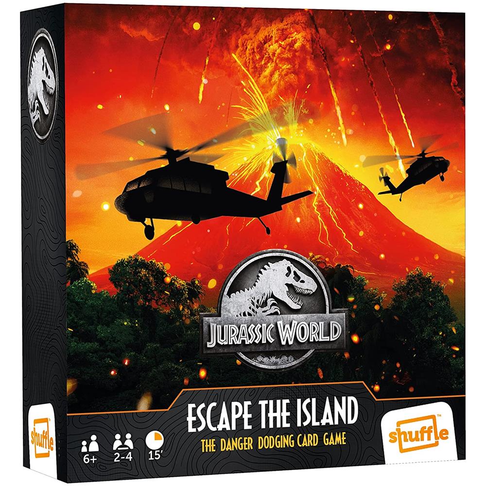 Shuffle - Jurassic World - Fuga Dall'isola - Gioco Di Carte - Foto 6