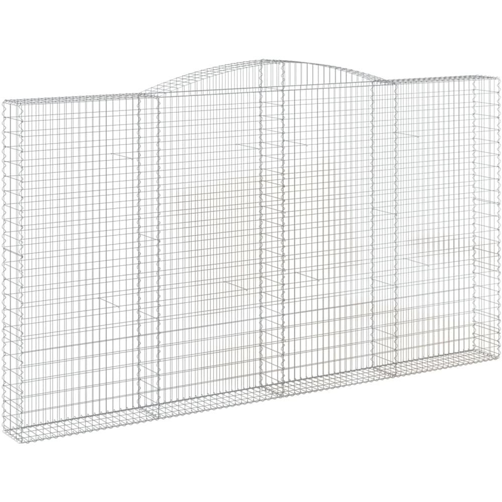 Cesto Gabbione Ad Arco 400x30x220/240 Cm Ferro Zincato - Foto 2