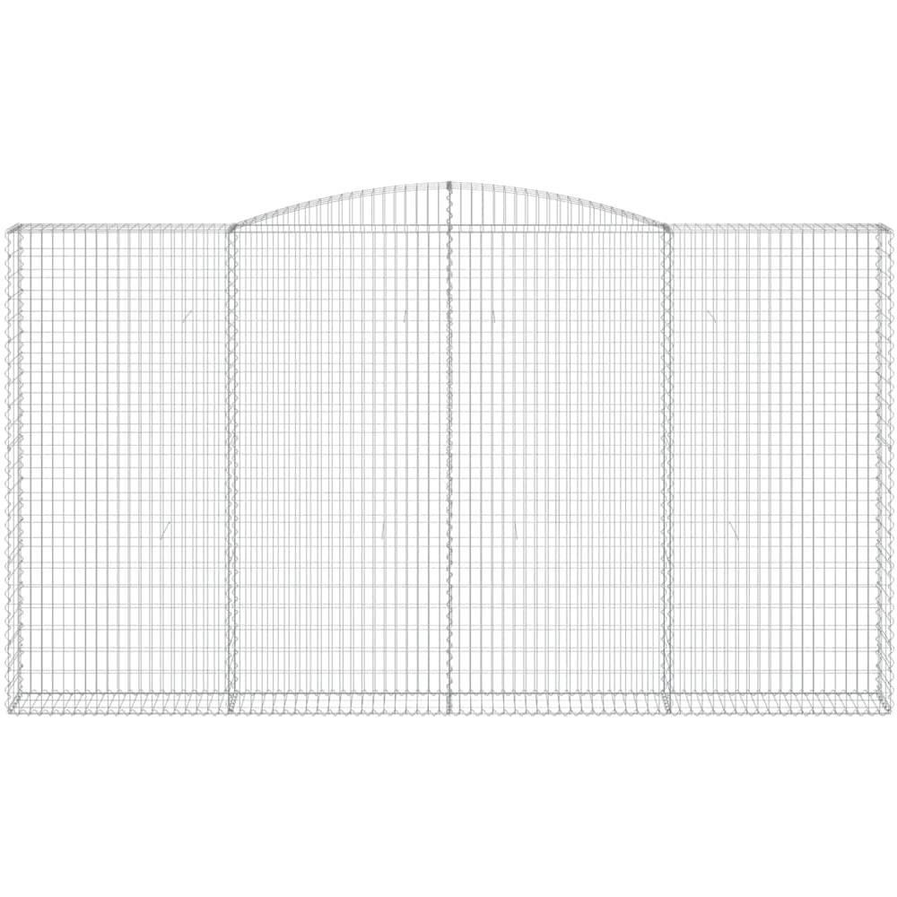 Cesto Gabbione Ad Arco 400x30x220/240 Cm Ferro Zincato - Foto 3