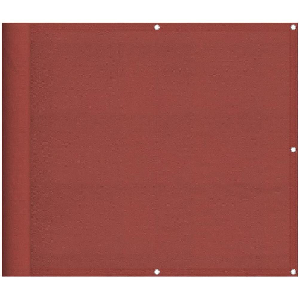 Paravento da Balcone Terracotta 90x700cm 100% Poliestere Oxford - Foto 1