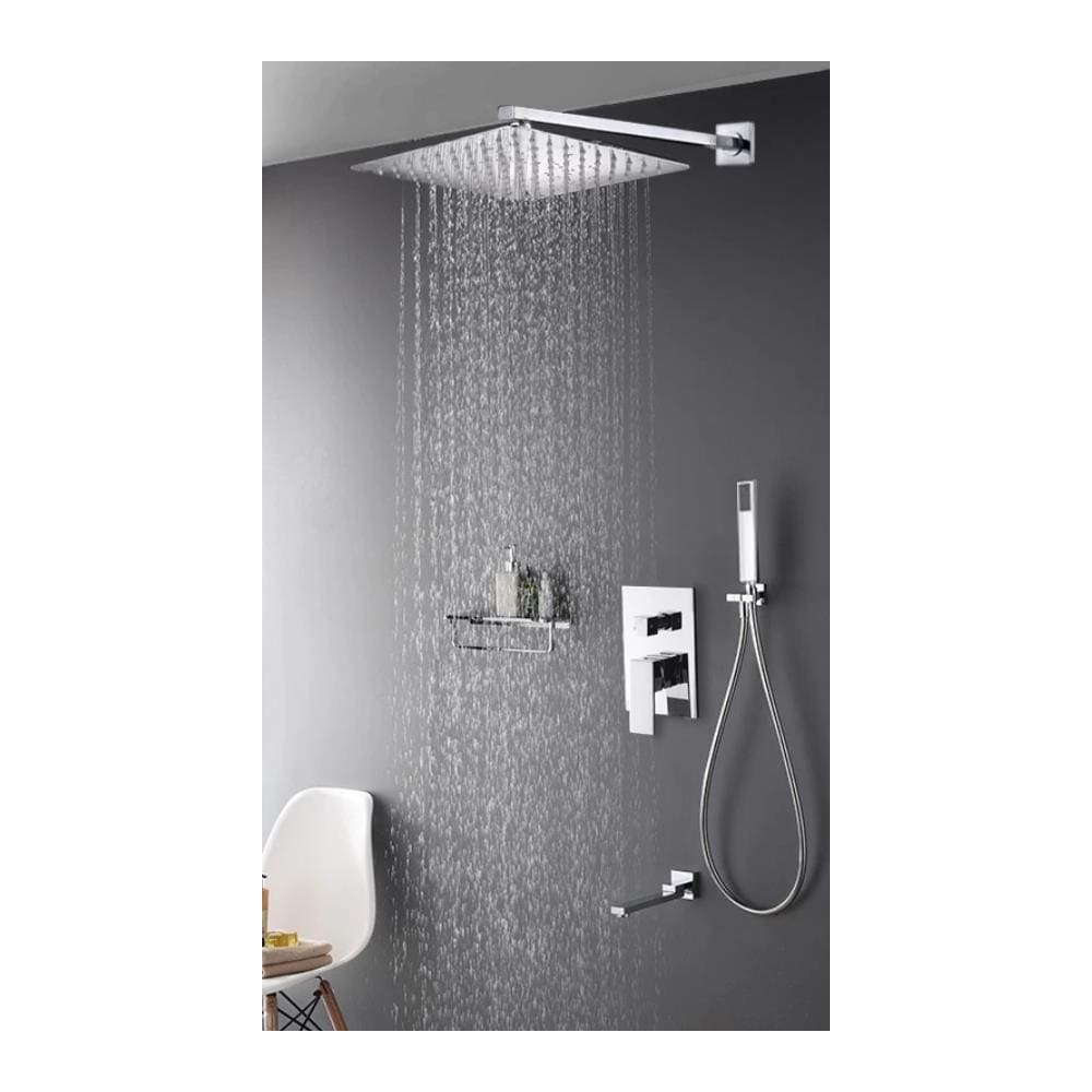 Set miscelatore doccia, Blackswan, tipo M73.29, modello cromato lucido, dimensioni 25x25 cm - Foto 2