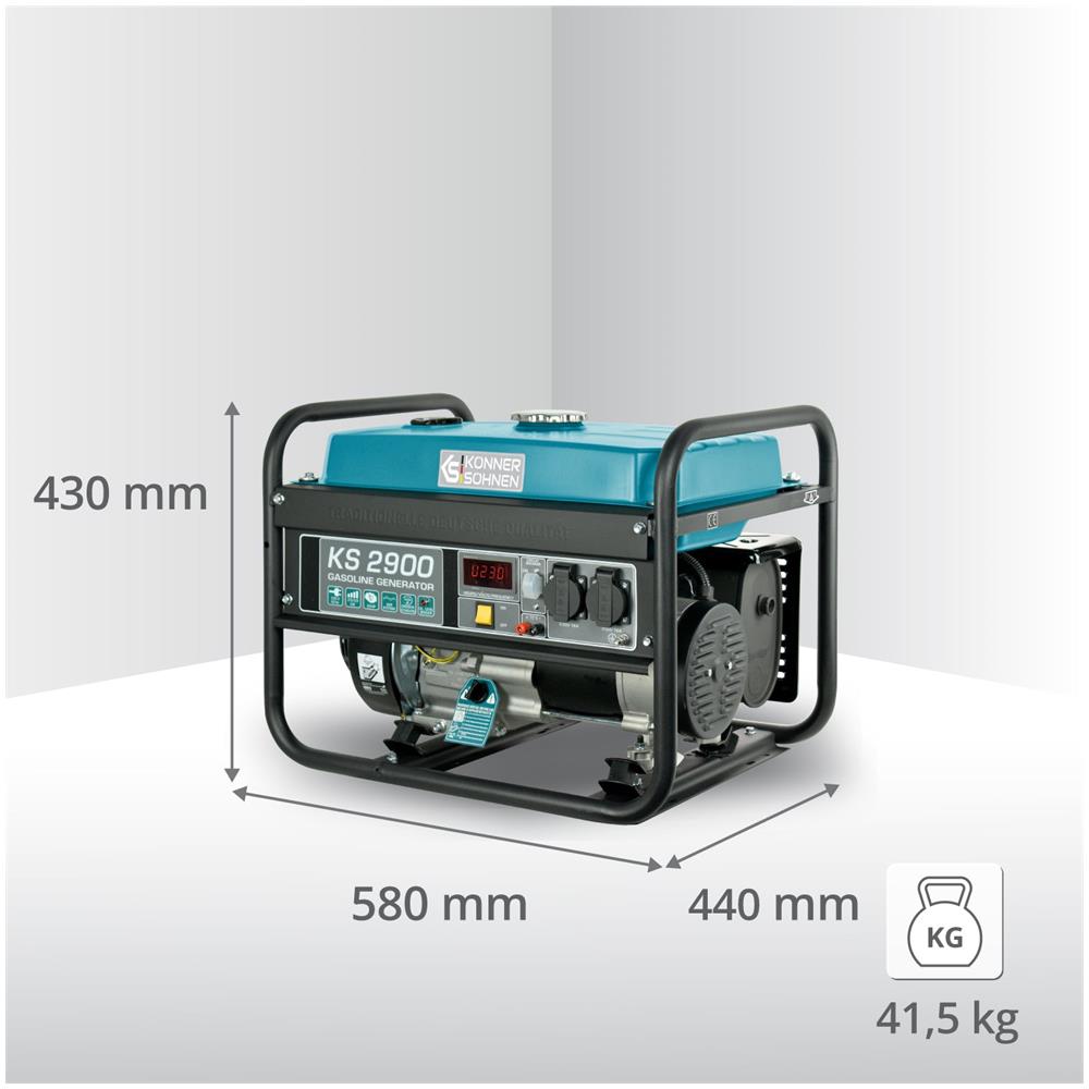 Generatore a benzina """" KS 2900 Tensione, V 230 Potenza massima, kW 2.9 - Foto 2