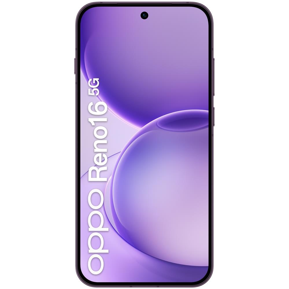 Reno16 5G Box 512GB 8GB Ram Display 6.32" Purple Black con Kit:: Magnetic Case + SuperVOC 80W Power Adapte - Foto 1