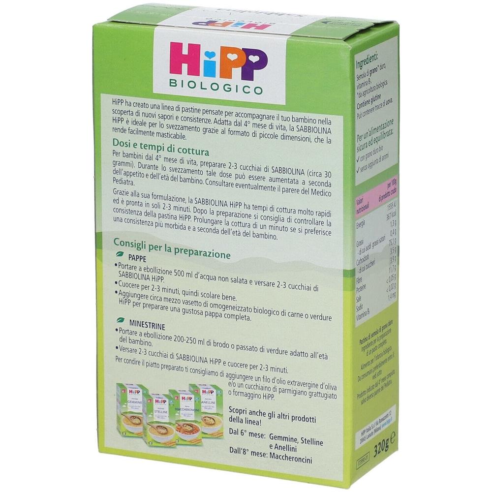 Bio Pastina Sabbiolina 320 g - Foto 2